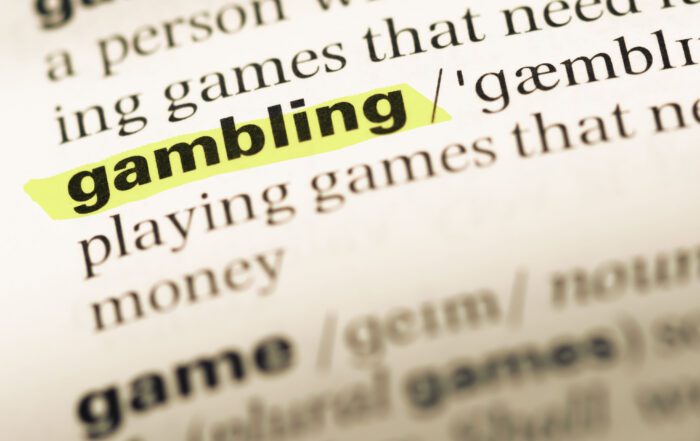 dictionary definition of what is gambling